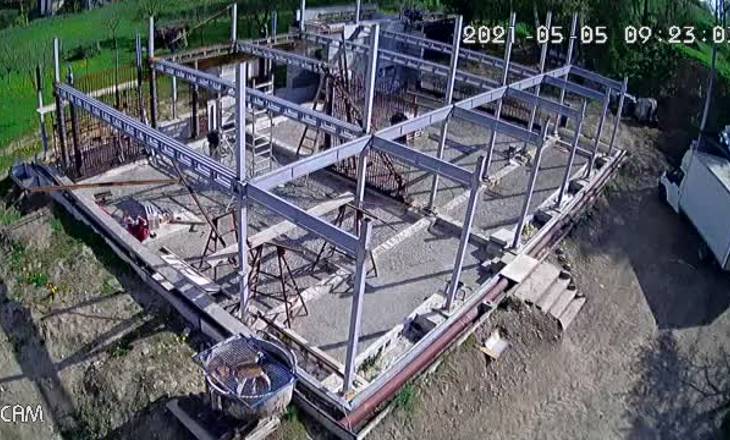 Superhaus, díl 07/ocelová konstrukce zapuštěná do monolitu