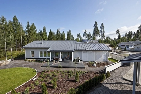 Skandinávský design vládne i střechám a fasádám