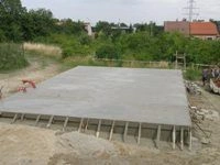 Příprava a betonování desky