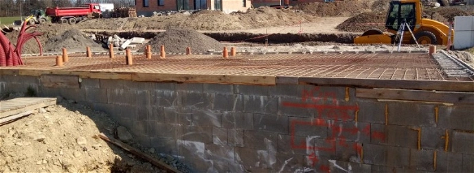 Základy - podkladní beton