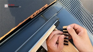 Postup montáže – venkovní rolety na střešní okna VELUX