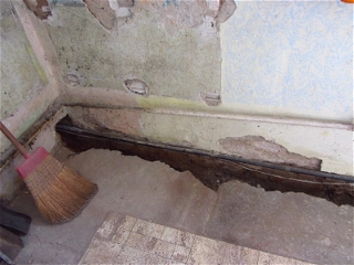Vybourání staré koupelny a nové rozvody vody