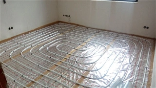 Instalace podlahového topení