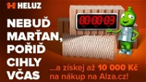 Poukaz na nákup v e-shopu Alza.cz lze za objednávku cihel HELUZ získat do konce března