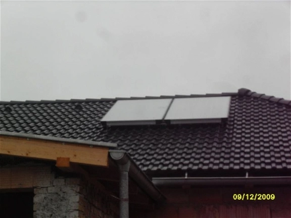 Plynová přípojka + montáž solárních panelů