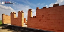 10. stavební týden – zdění obvodového zdiva a parapetů