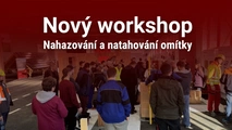 Nový workshop: Nahazování a natahování omítky na cihlové zdivo. Rezervujte si své místo!