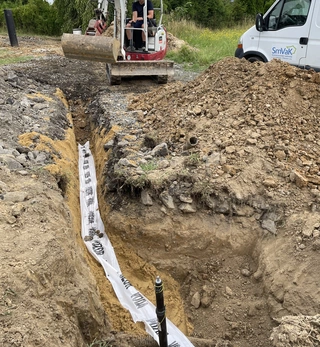 Přípojka elektro, vody a kanalizace