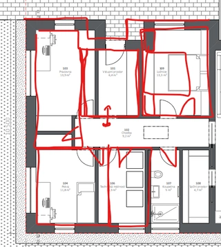 Projekt domu - architektonická studie