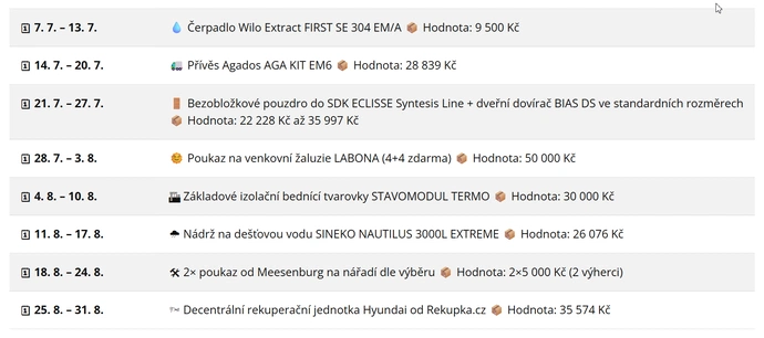 Letní soutěž se Svépomocí o ceny v celkové hodnotě 210 000 Kč!