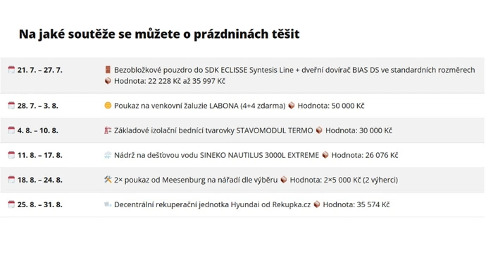 Od pondělka soutěžíme o stavební pouzdro a dveřní dovírač ECLISSE Syntesis Line v hodnotě až 35 997 Kč! 