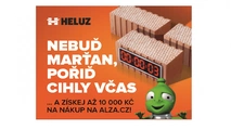 Cihly a k nim až 10 tisíc korun na nákup na Alza.cz. Začíná Jarní akce HELUZ