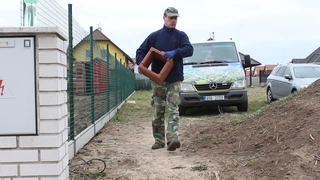 Stavba pilíře a instalace venkovního rozvaděče pro elektroměr