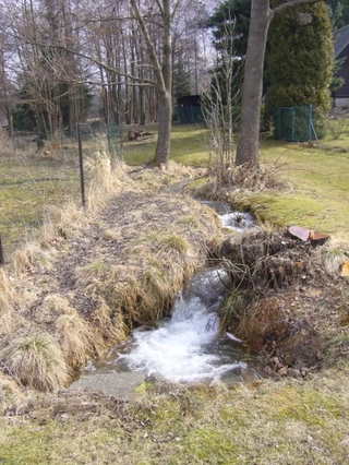 Geodetické zaměření a výkop můstku