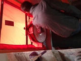 Blower door test