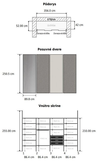 Stavba domu v pandemii - 22. vestavěné skříně na míru