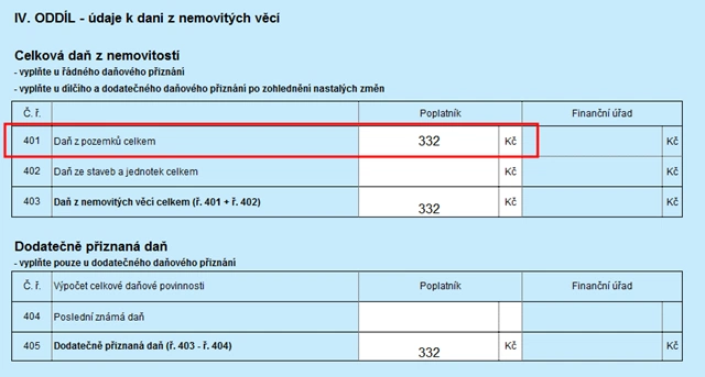 Jak vyplnit přiznání k dani z nemovitosti – podrobný návod a formuláře ke stažení