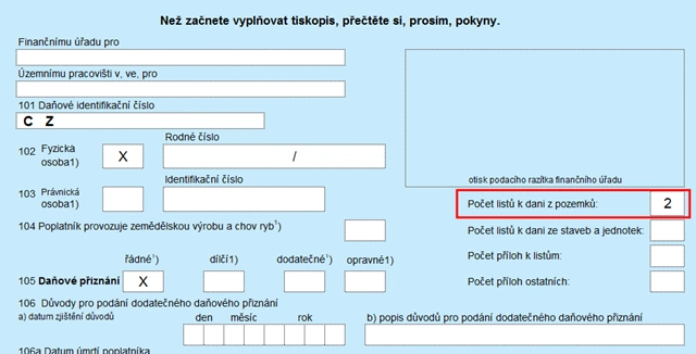 Jak vyplnit přiznání k dani z nemovitosti – podrobný návod a formuláře ke stažení